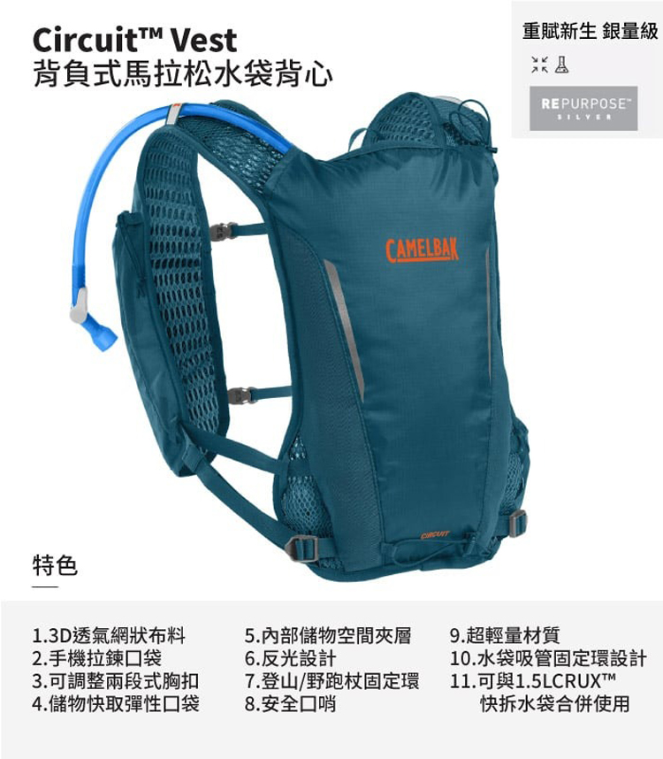 CAMELBAK Circuit 7 背負式馬拉松水袋背心/