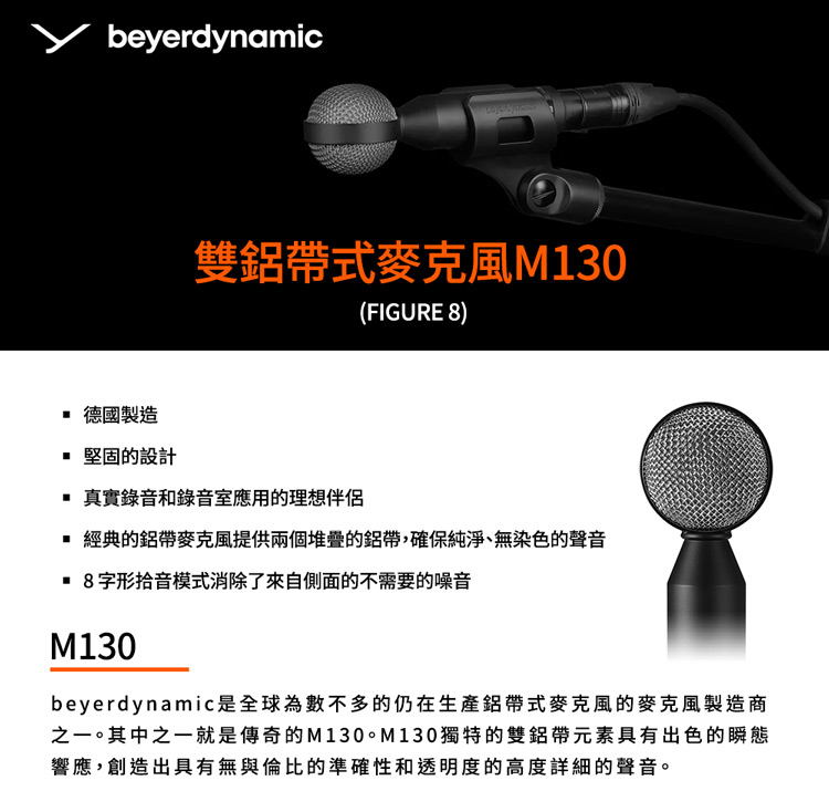 beyerdynamic 拜耳 M130 Figure8 雙
