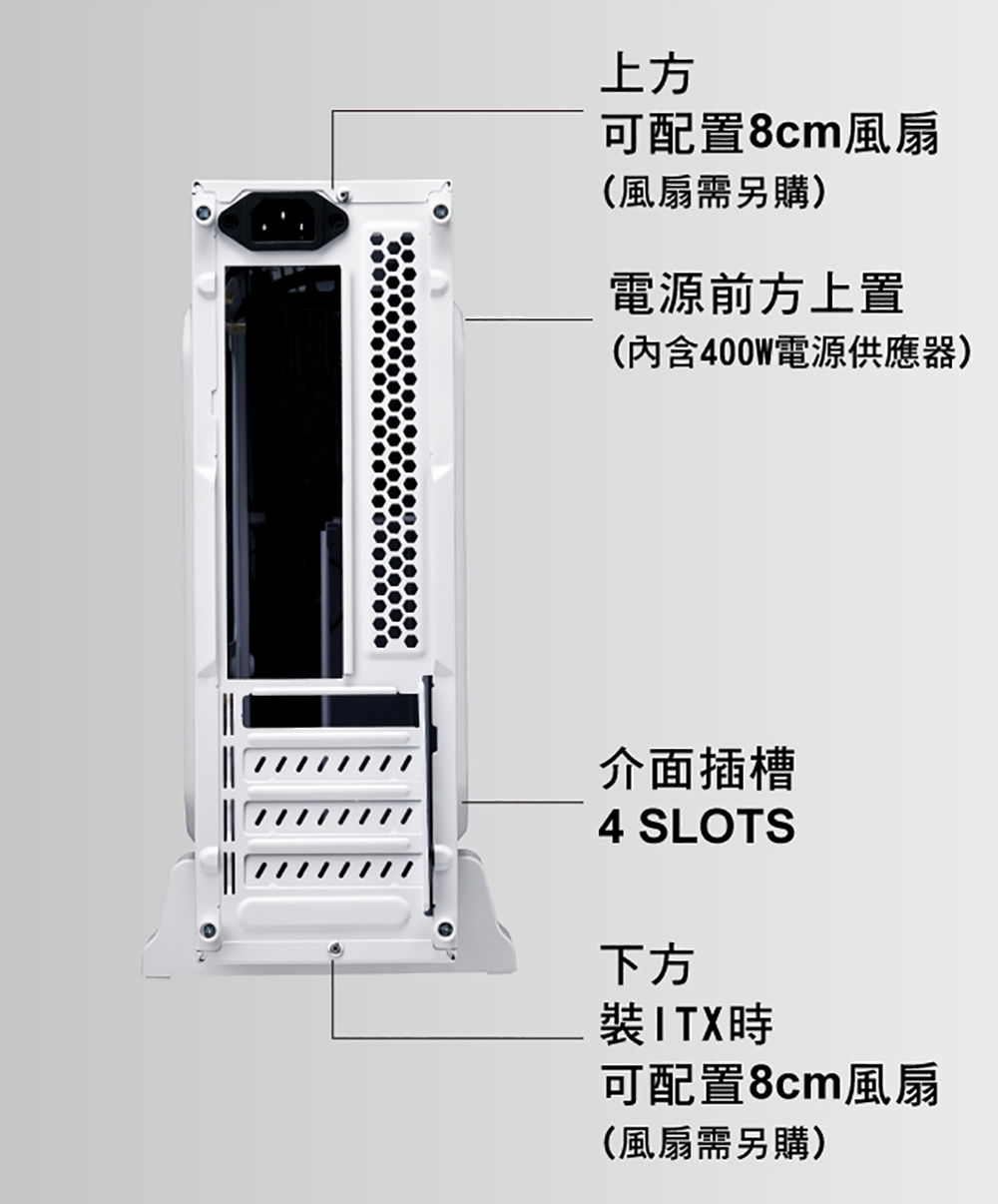 內含400W電源供應器