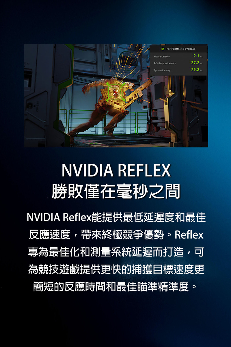 NVIDIA Reflex能提供最低延遲度和最佳