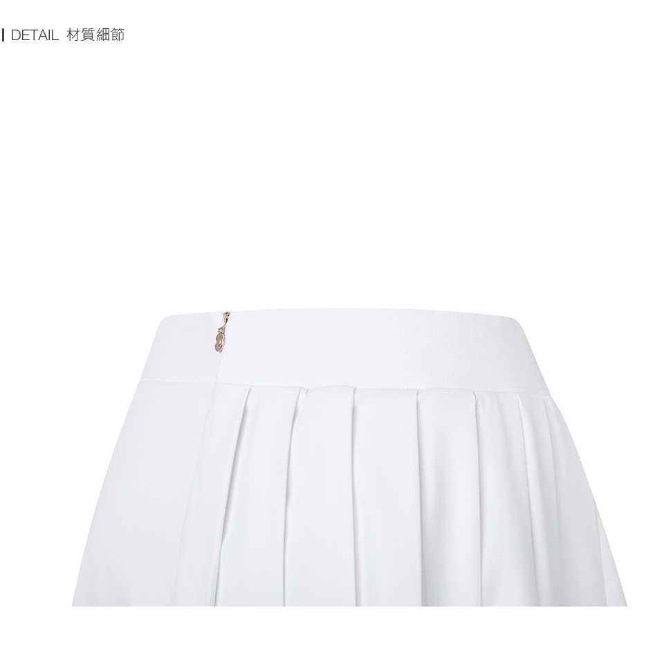 FILA官方直營 女平織短裙-白色(5SKY-1214-WT
