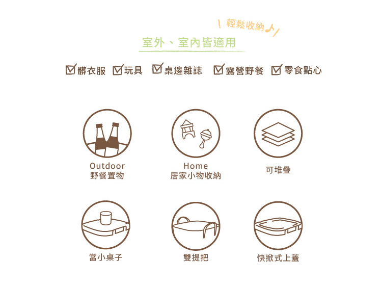 Norns 迪士尼塑膠收納籃(收納箱 居家收納盒 手提籃 小