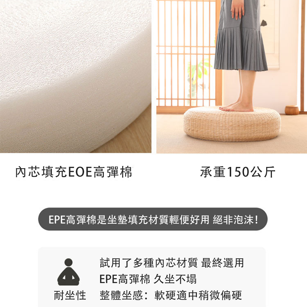 云錦 日式蒲團坐墊 矮凳 佛墊(榻榻米墊子 坐墊 60*60