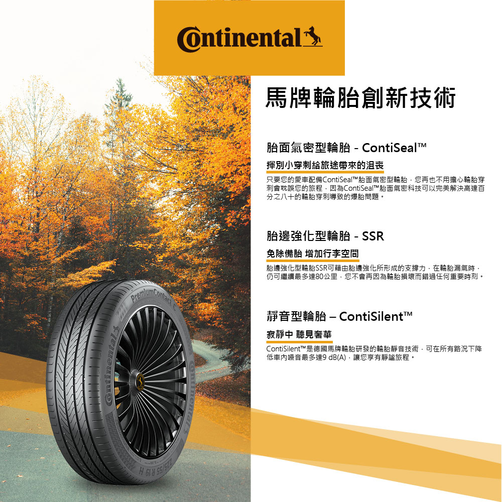 Continental 馬牌 輪胎馬牌 PCC-235601