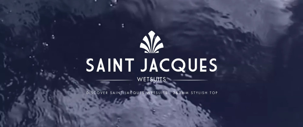 Saint Jacques 2mm男後拉鍊式短袖短褲衝浪防寒