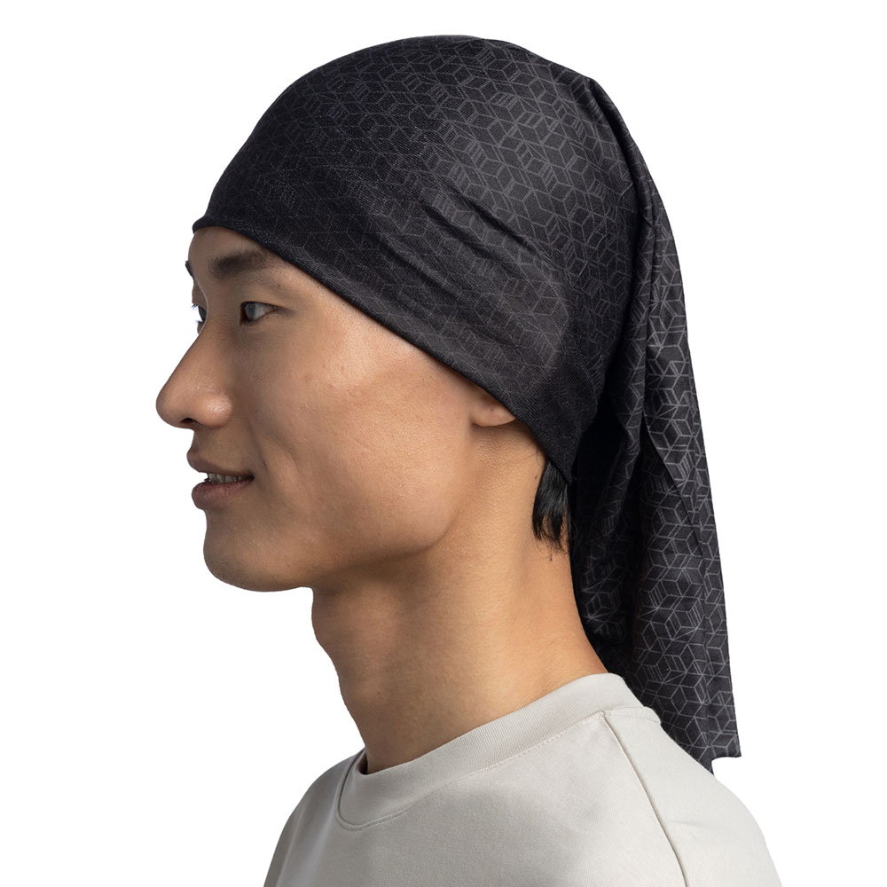 BUFF Coolnet抗UV頭巾-方塊石墨(脖圍/保暖/登