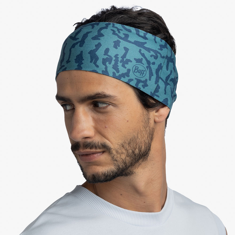 BUFF Coolnet抗UV頭帶-狂野藍綠(脖圍/保暖/登