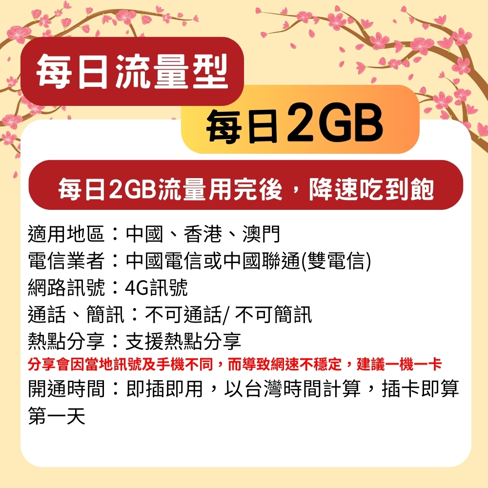 星光卡 STAR SIM 中港澳上網卡15天每天2GB高速流