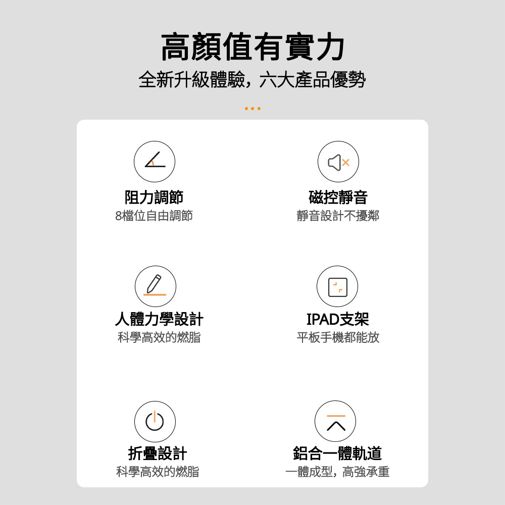 Josogo 晨曦 折疊靜音超燃脂劃船機 多檔調節 靜音智能