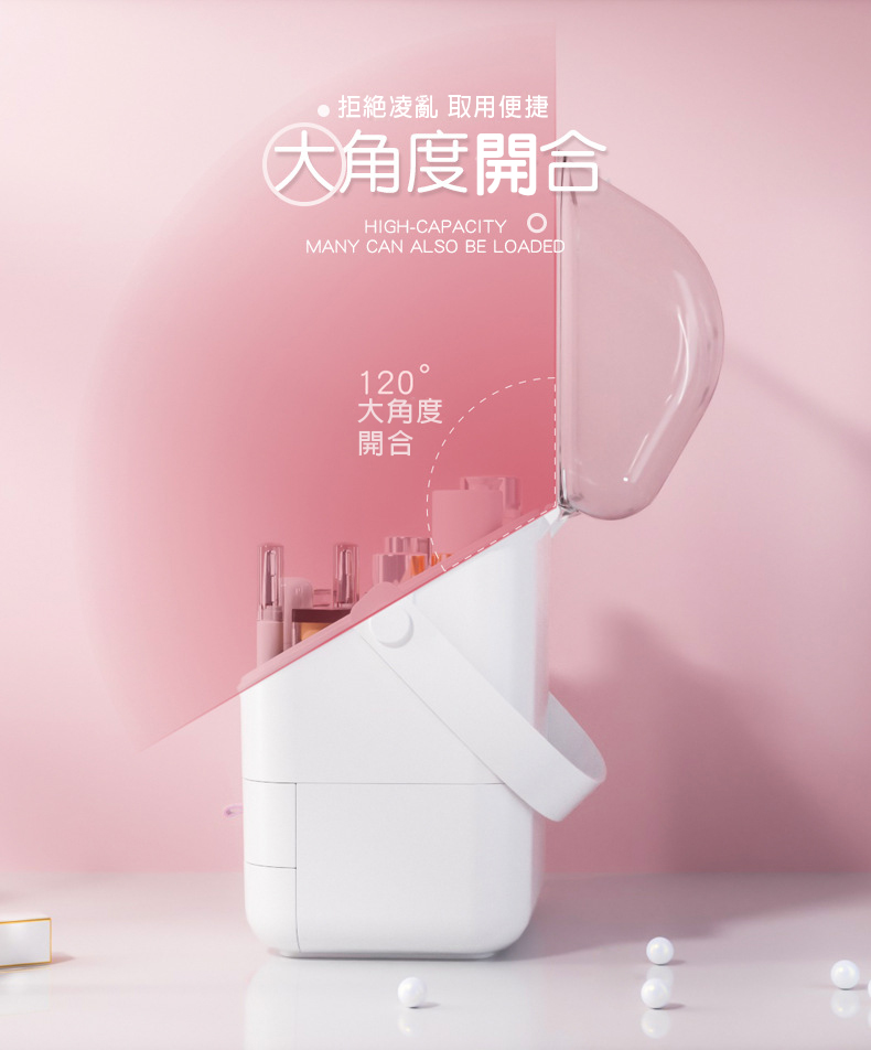 拒絕凌亂 取用便捷 大角度開合 大角度 開合 