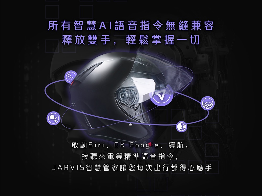 JARVISH FLASH X2 智慧安全帽內建行車紀錄器智
