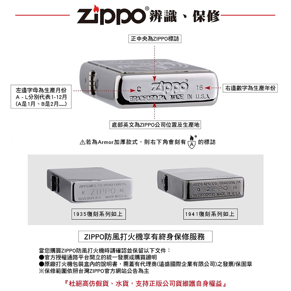 Zippo 多頭龍防風打火機(美國防風打火機)品牌優惠