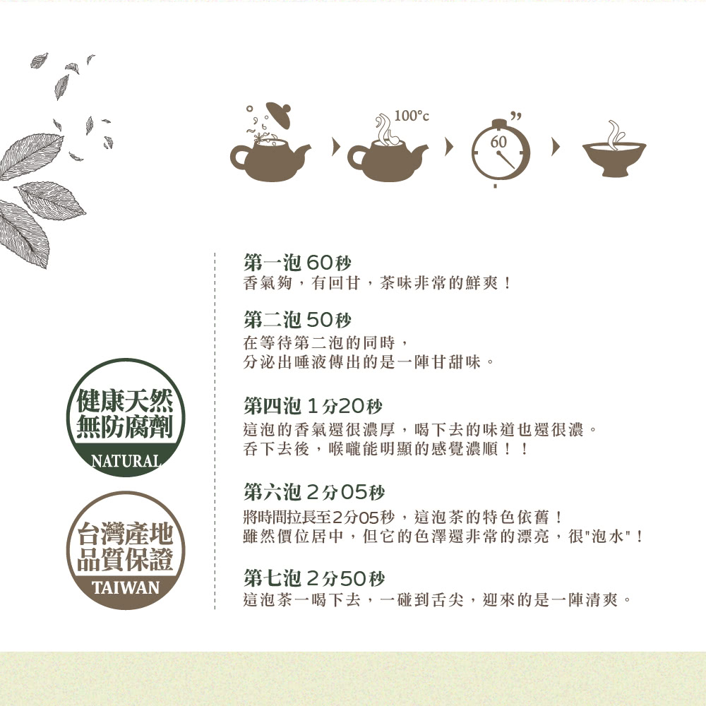 這泡茶一喝下去,一碰到舌尖,迎來的是一陣清爽。