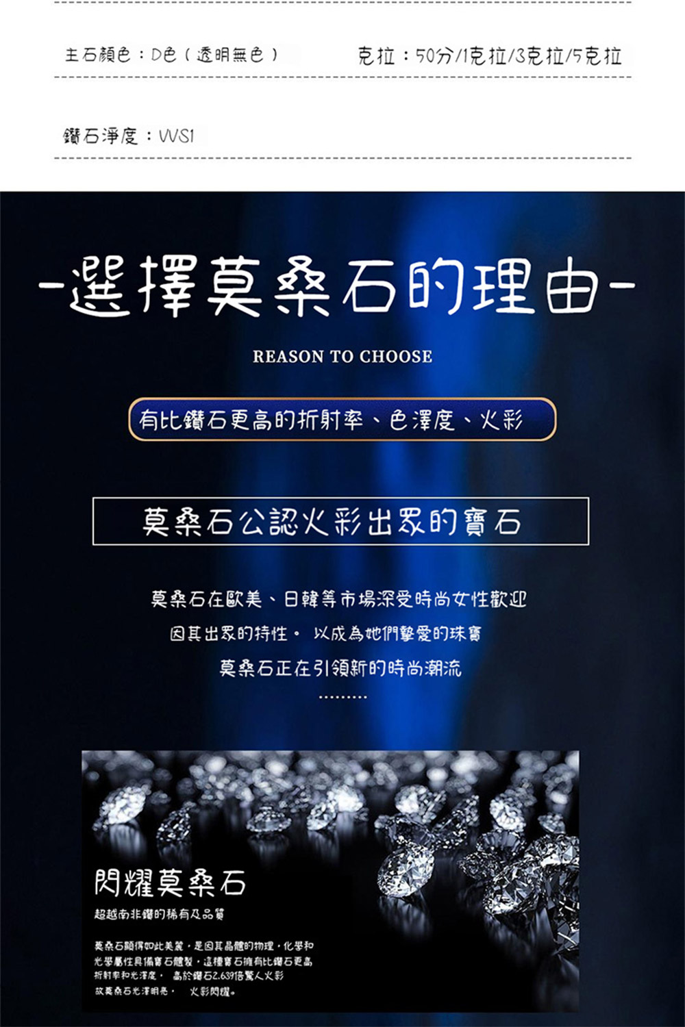 莫桑石顯得如此美麗,是因其晶體的物理,化學和