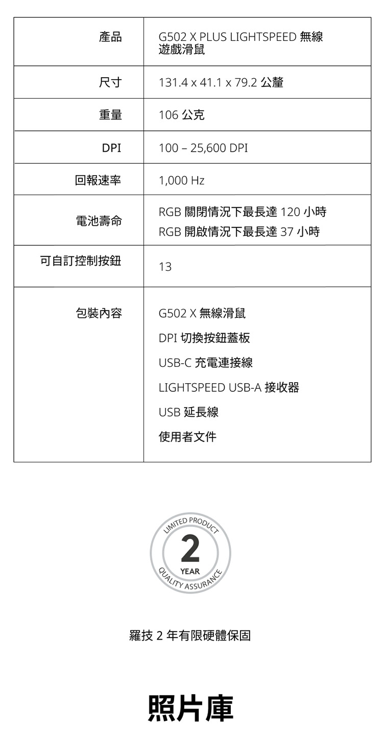 G502 X PLUS LIGHTSPEED 無線