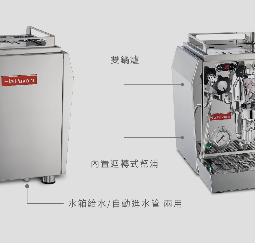 雙鍋爐 內置迴轉式幫浦 水箱給水自動進水管 兩用 