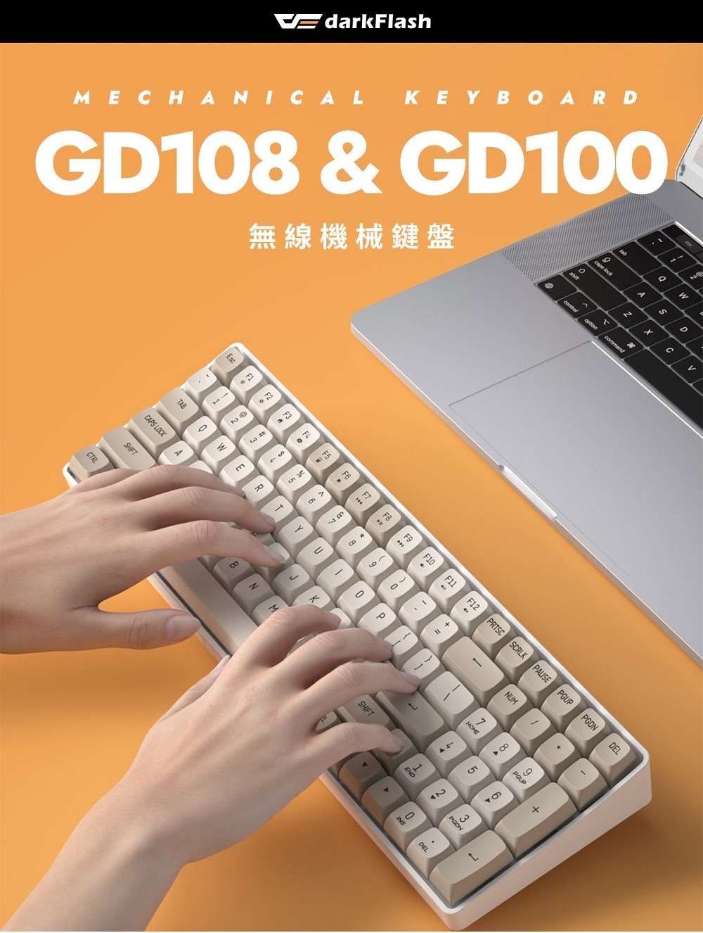 darkFlash GD100 熱插拔 中文 無光版雙模機械