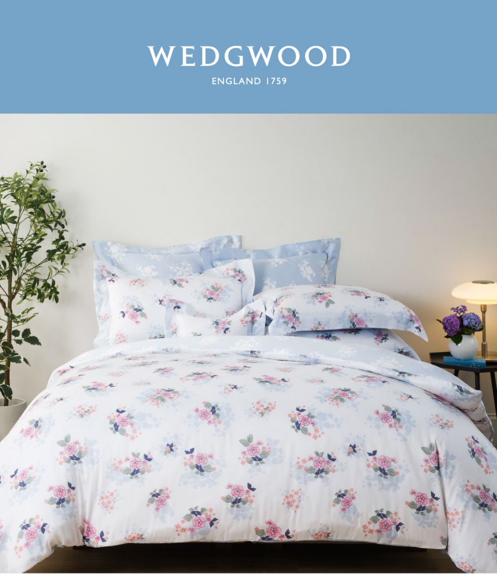 WEDGWOOD 60支300織100%天絲兩用被枕套床包四