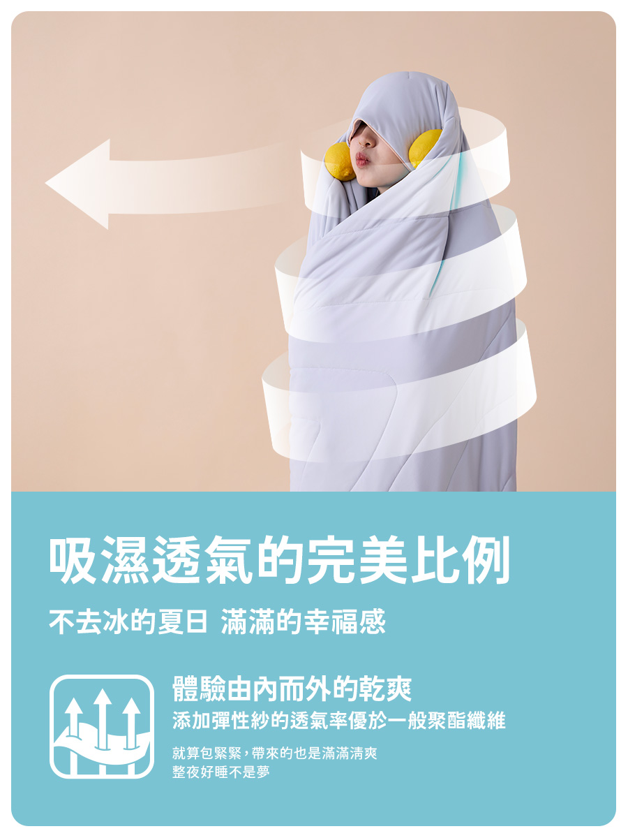 添加彈性紗的透氣率優於一般聚酯纖維