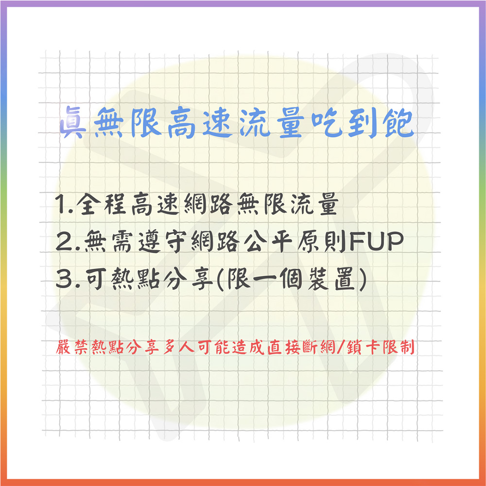 AOTEX 奧特克斯 5天韓國上網卡真無限高速流量吃到飽(手