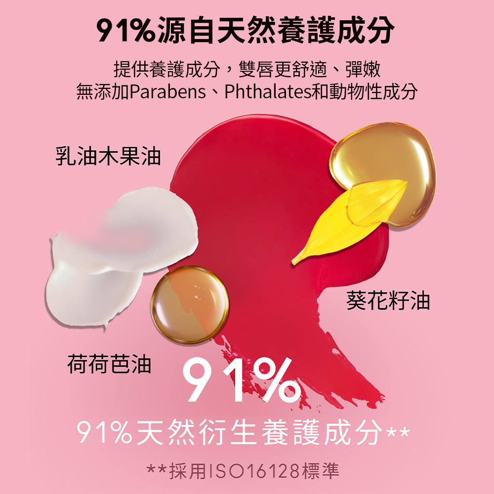 無添加Parabens、Phthalates和動物性成分