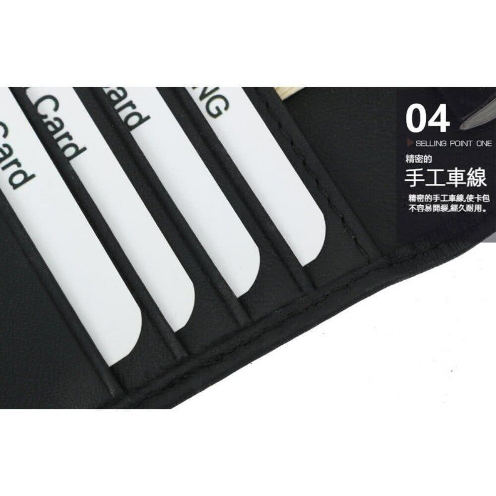 精密的 手工車線 精密的手工車線,使卡包 不容易開裂,經久耐用。 
