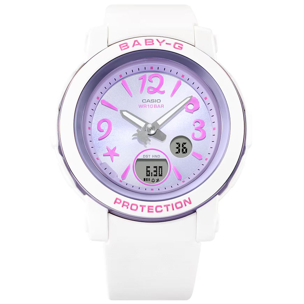 CASIO 卡西歐 BABY-G 熱帶海洋 雙顯腕錶(BGA