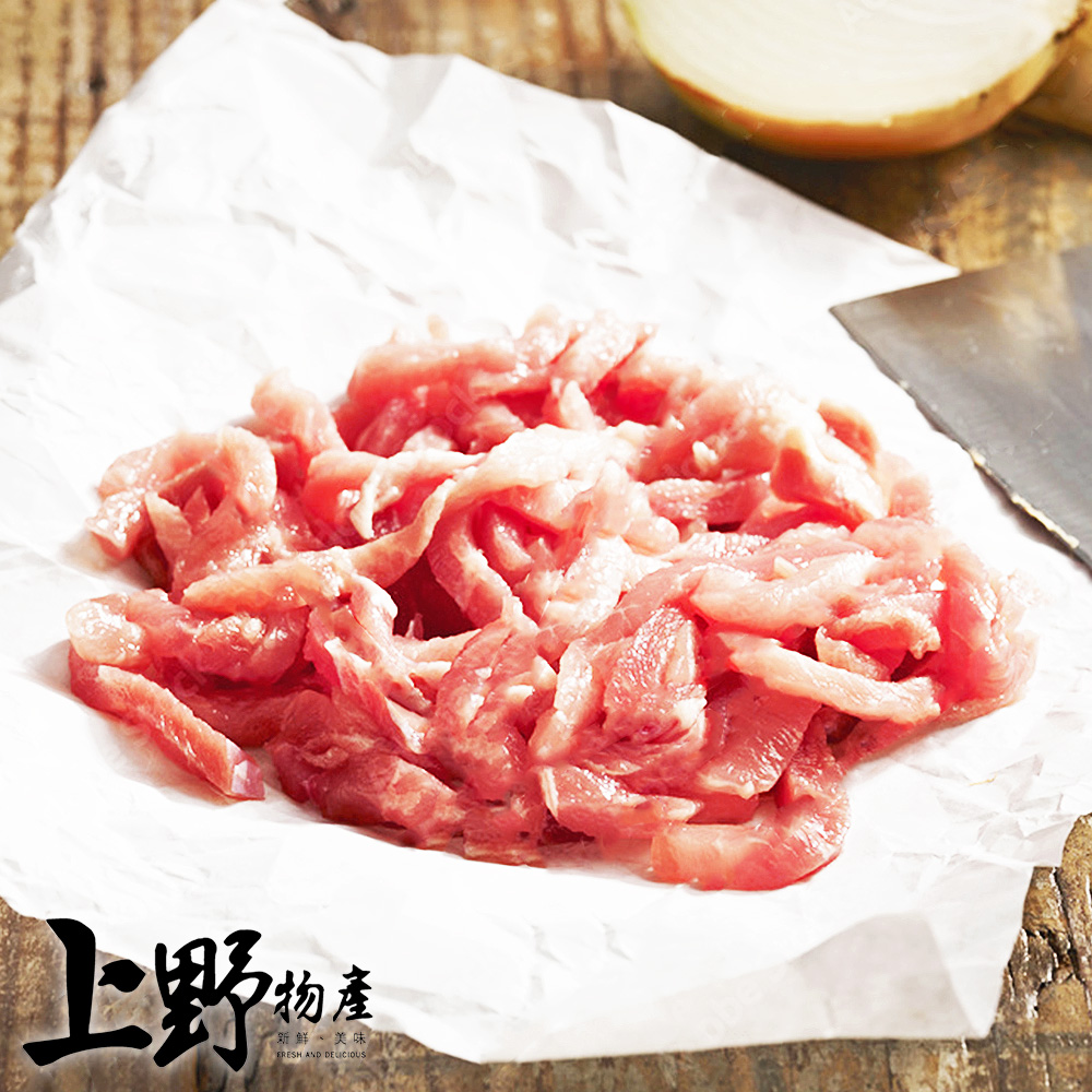 上野物產 豬肉絲 x10包(200g±10%/包 豬肉/豬肉