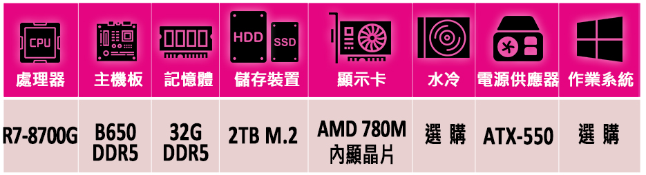 微星平台 R7八核{龔王Z}AM5優質文書機(R7 8700