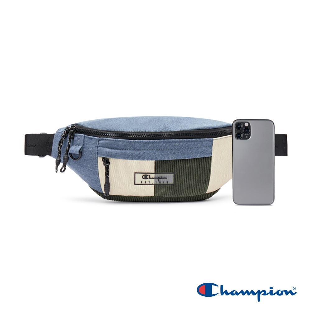 Champion 官方直營-C-LIFE 撞色腰包(淺藍米綠