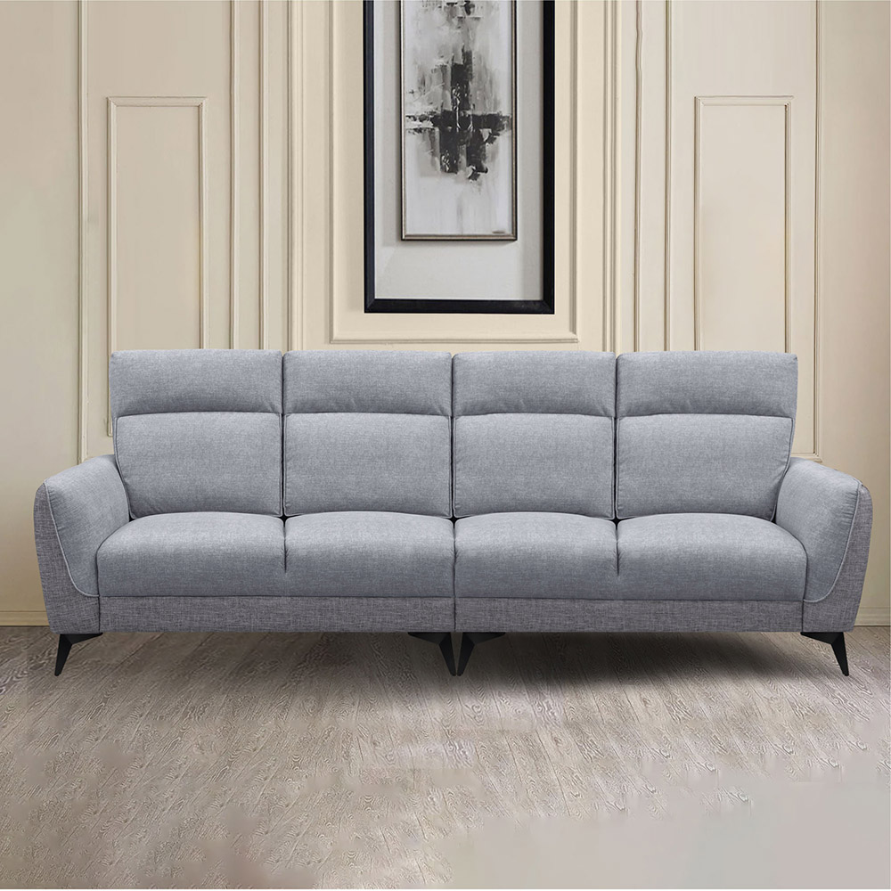 ASSARI 杜卡堤舒適靠背四人座貓抓皮沙發折扣推薦