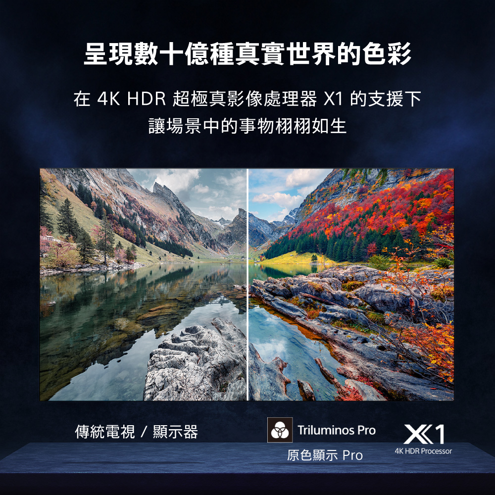 SONY 索尼 BRAVIA 3 65型 X1 4K HDR