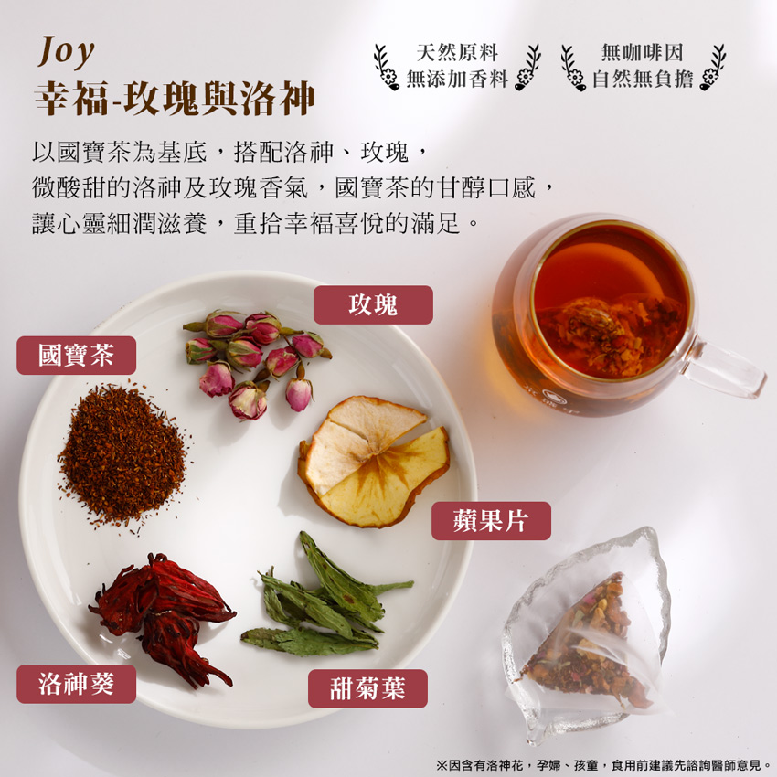 因含有洛神花、孕婦、孩童,食用前建議先諮詢醫師意見。