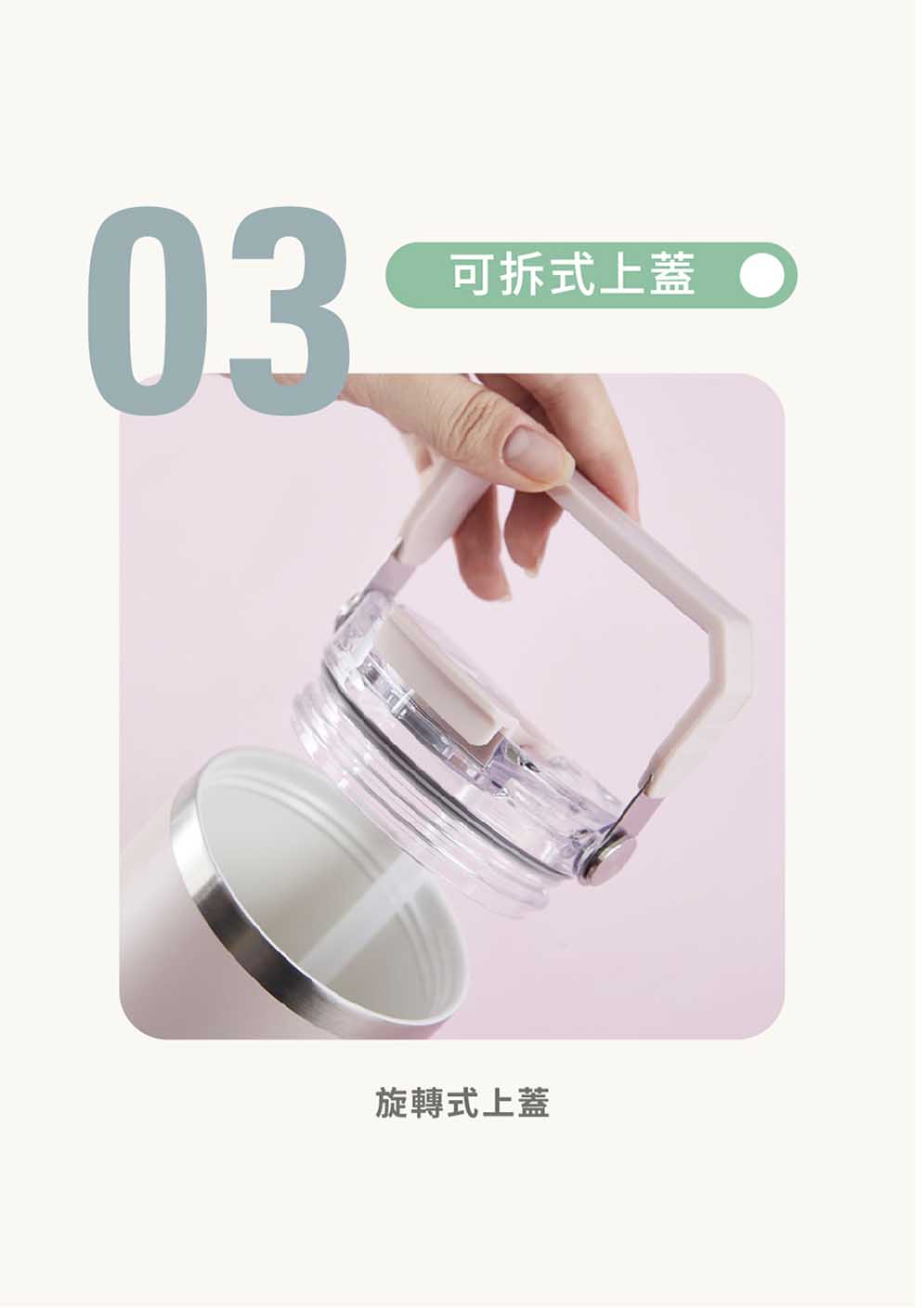 可拆式上蓋 旋轉式上蓋