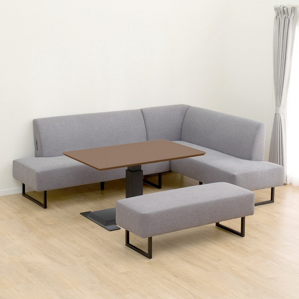 NITORI 宜得利家居 ◎耐磨 防潑水貓抓布 布質左L型沙