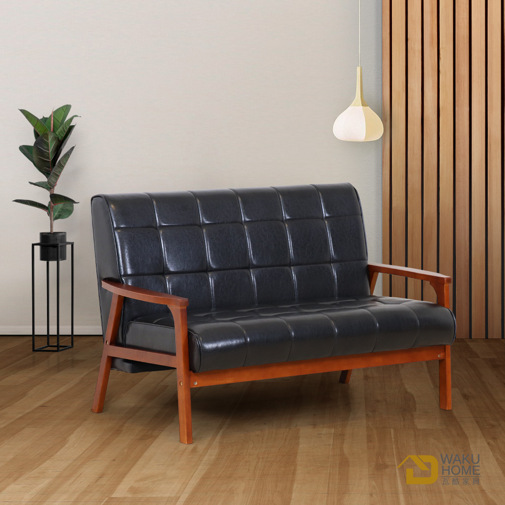 WAKUHOME 瓦酷家具 Vintage日式復古風沙發兩人