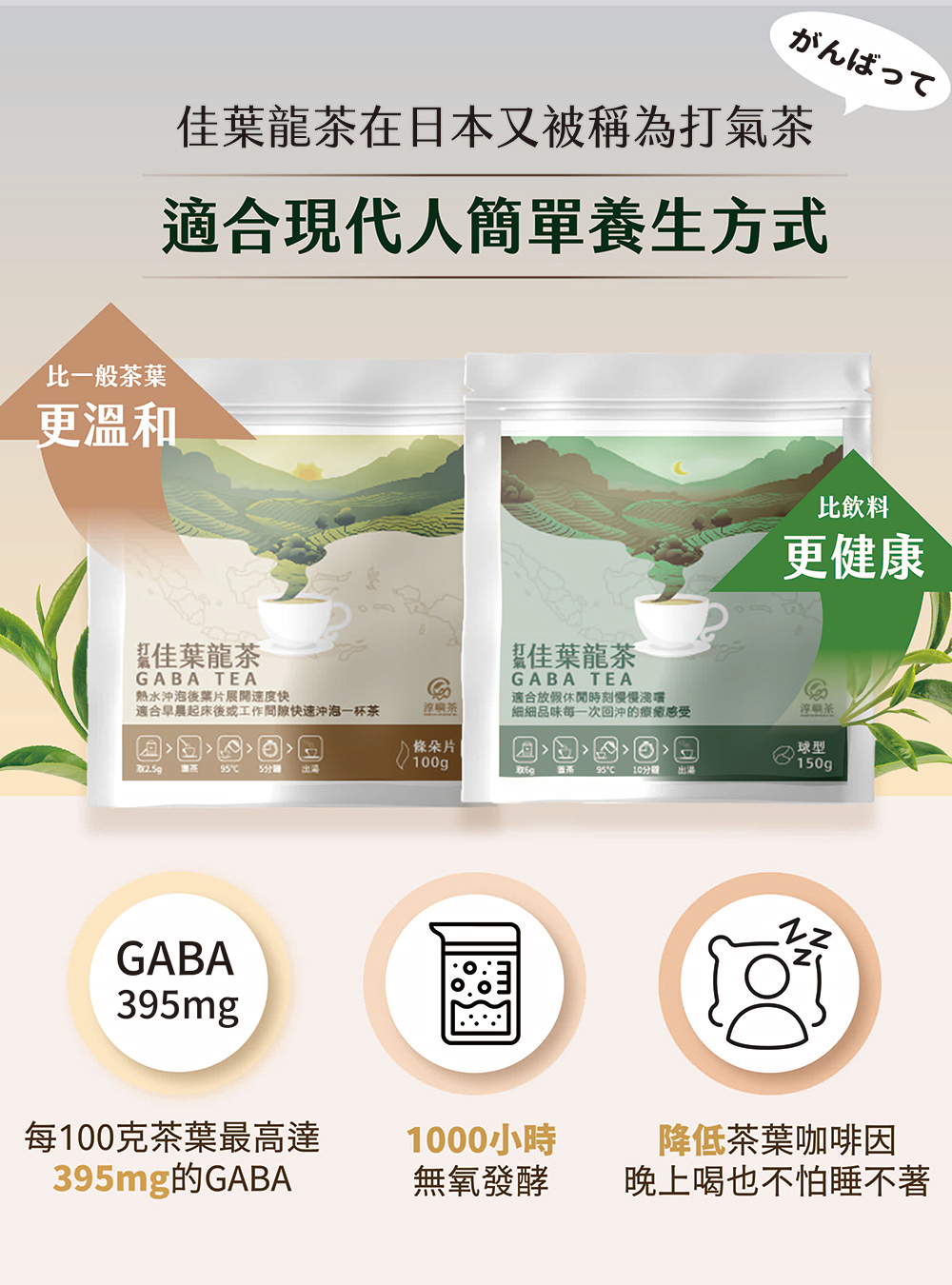 淳嶼茶 GABA條朵型佳葉龍茶葉150g(無氧發酵/低咖啡因