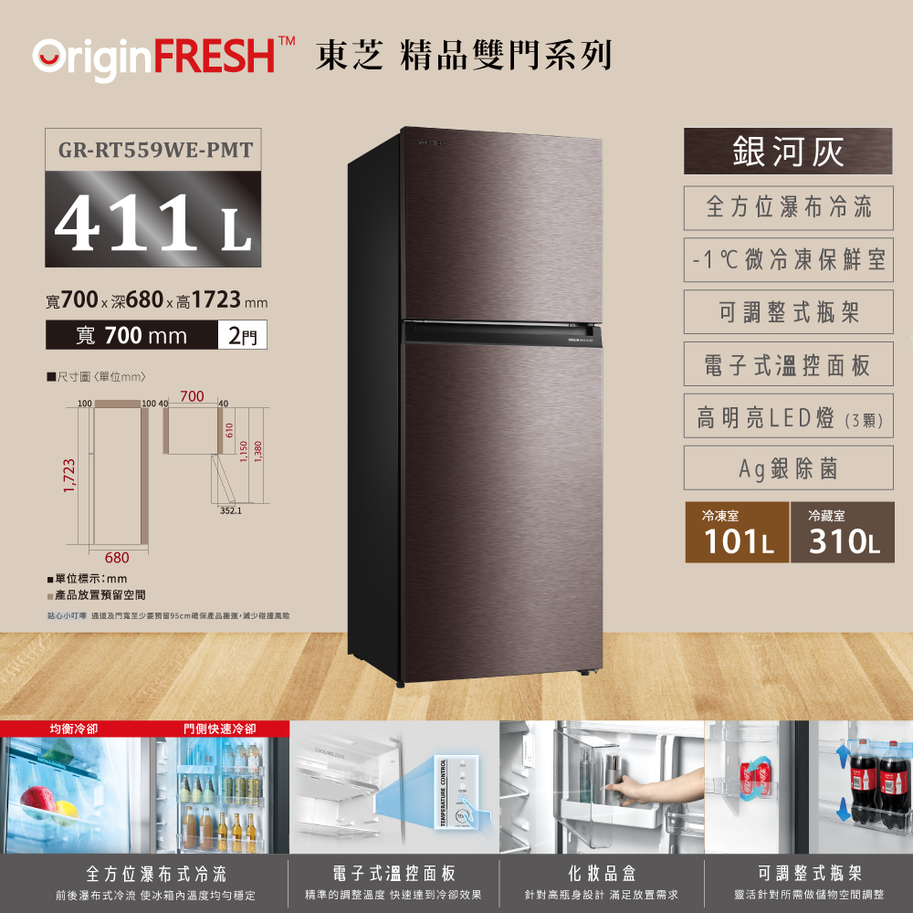 貼心小叮嚀 通道及門寬至少要預留95cm確保產品搬運,減少碰撞風險