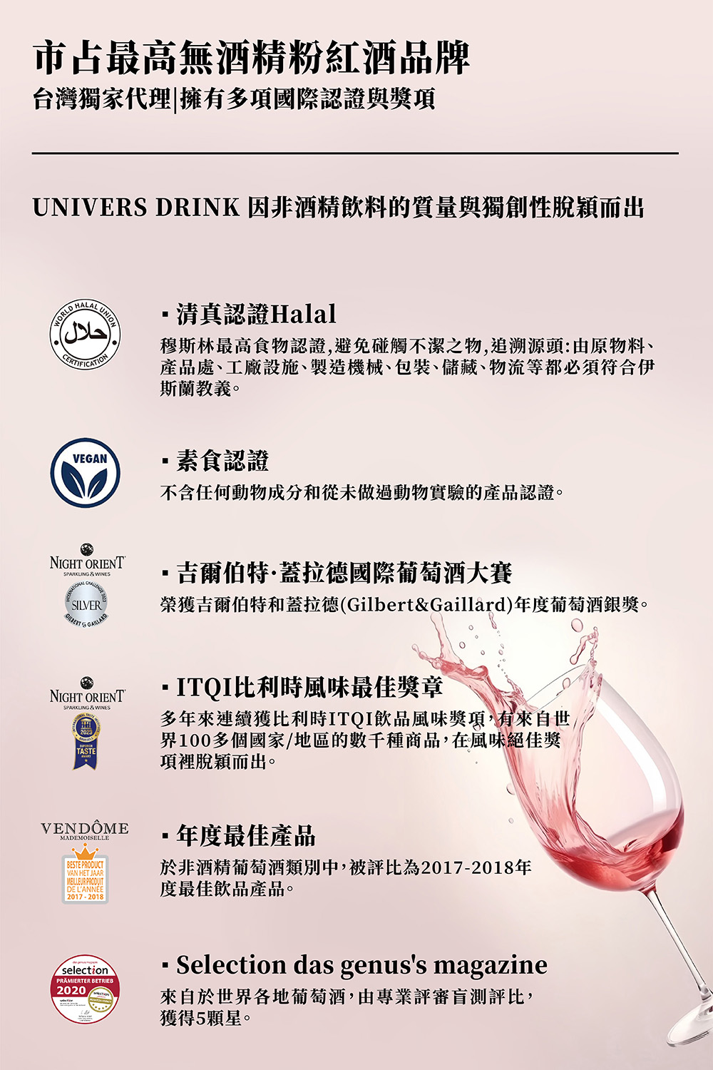 UNIVERS DRINK 現貨商品 3瓶組 夜東方Temp