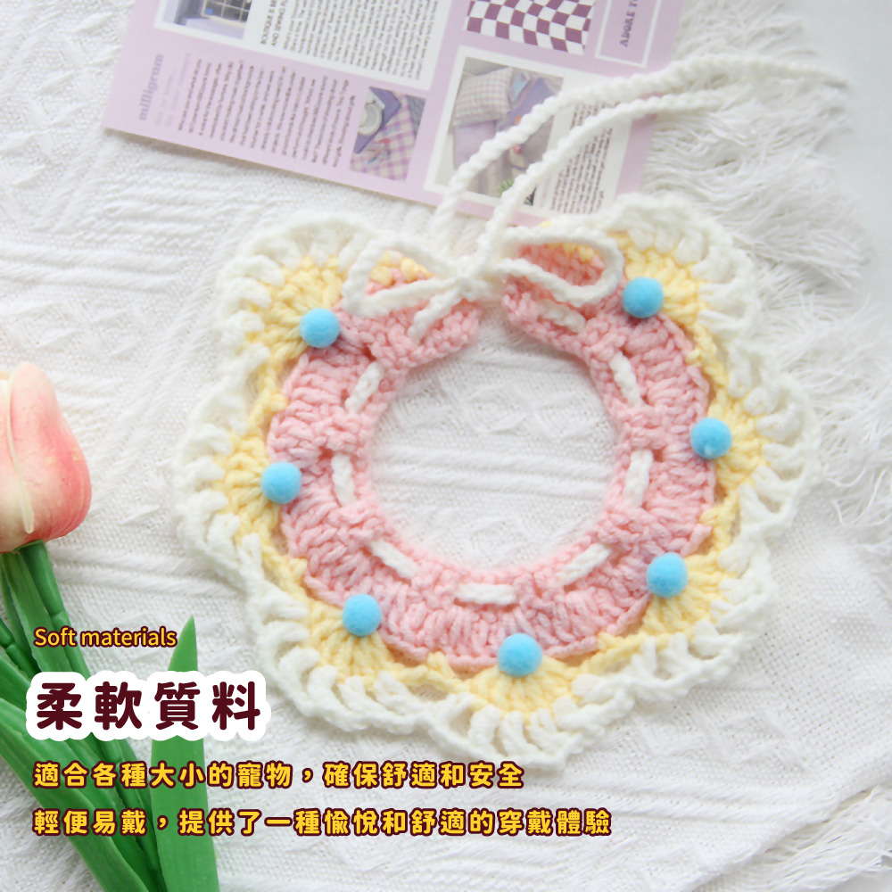 柔軟質料 適合各種大小的寵物。確保舒適和安全 輕便易戴,提供了一種愉悅和舒適的穿戴體驗 