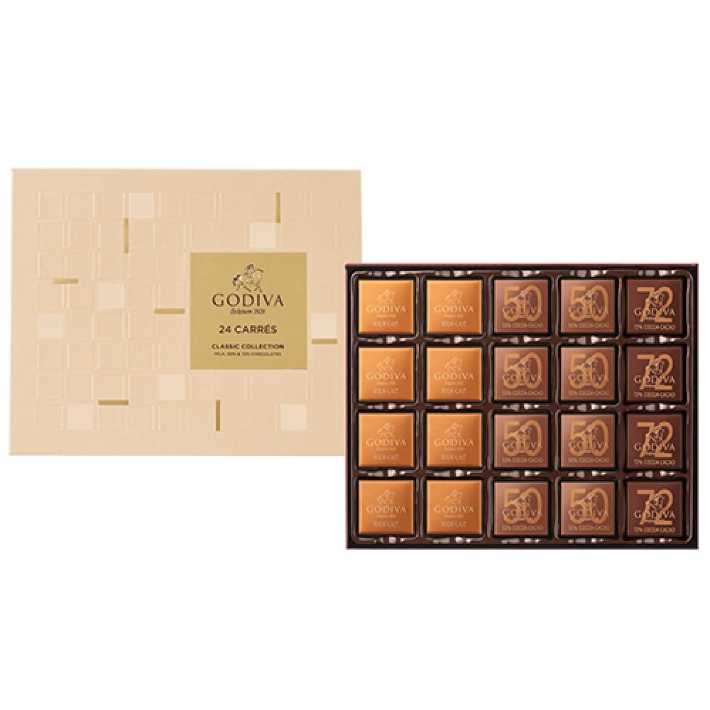 GODIVA 片裝巧克力禮盒24片裝(珍食2024/8/15