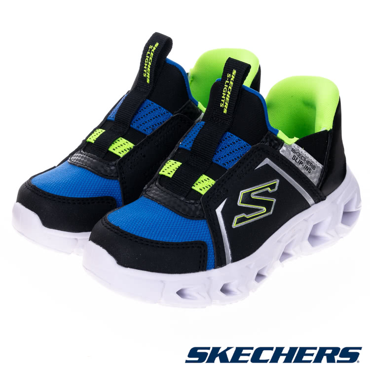 SKECHERS 男嬰童系列燈鞋 瞬穿舒適科技 HYPNO-