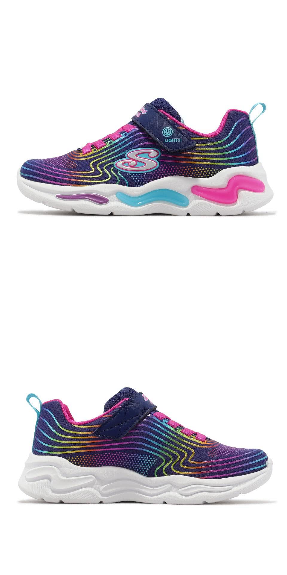 SKECHERS 童鞋 S Lights-Wavy Beam