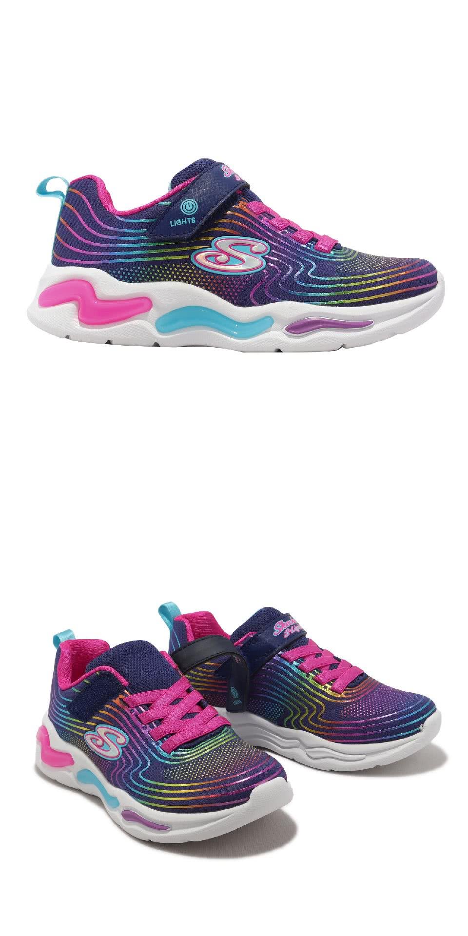 SKECHERS 童鞋 S Lights-Wavy Beam