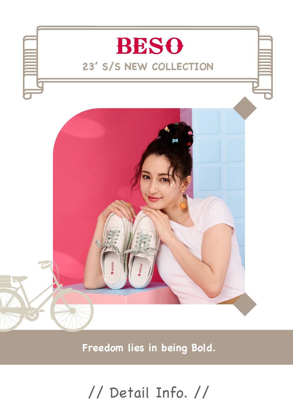 A.S.O 阿瘦集團 BESO韓系撞色真皮厚底休閒穆勒鞋(白 A.S.O 阿瘦集團 BESO韓系撞色真皮厚底休閒穆勒鞋(白