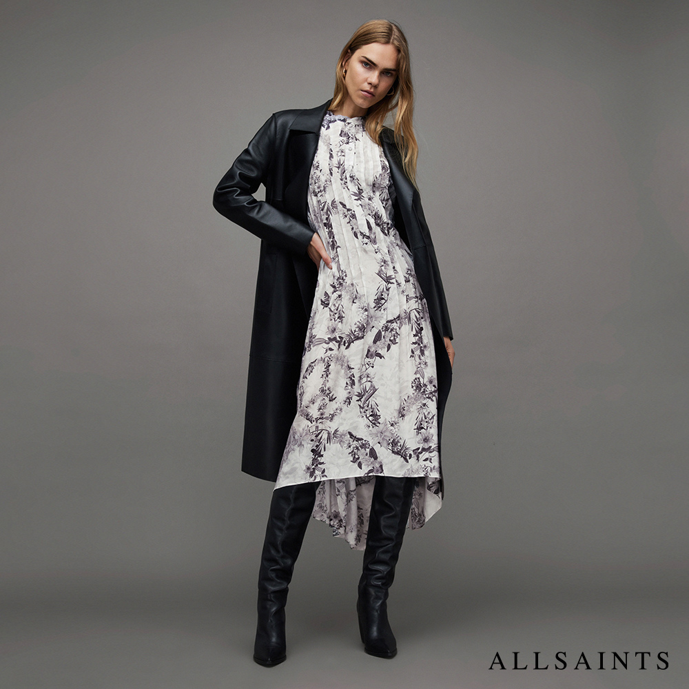 ALLSAINTS EILA AUDREY 人造絲花卉印花洋