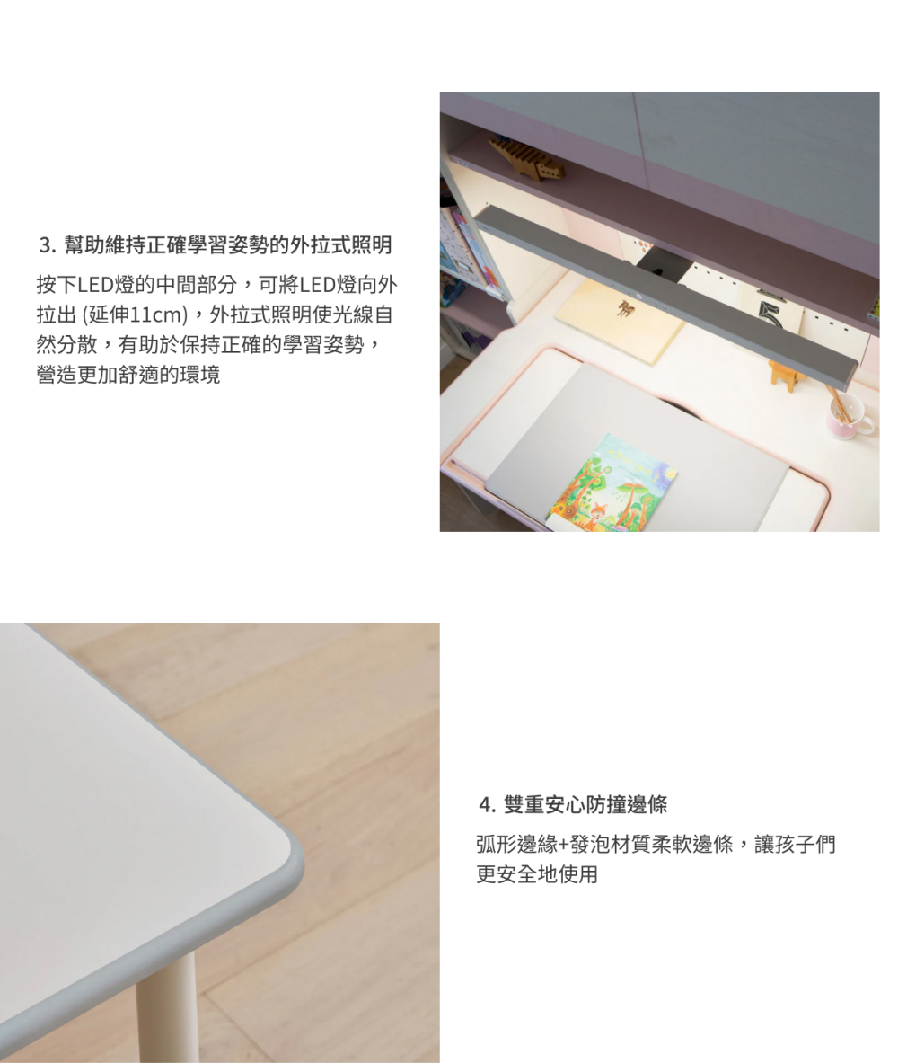 按下LED燈的中間部分,可將LED燈向外