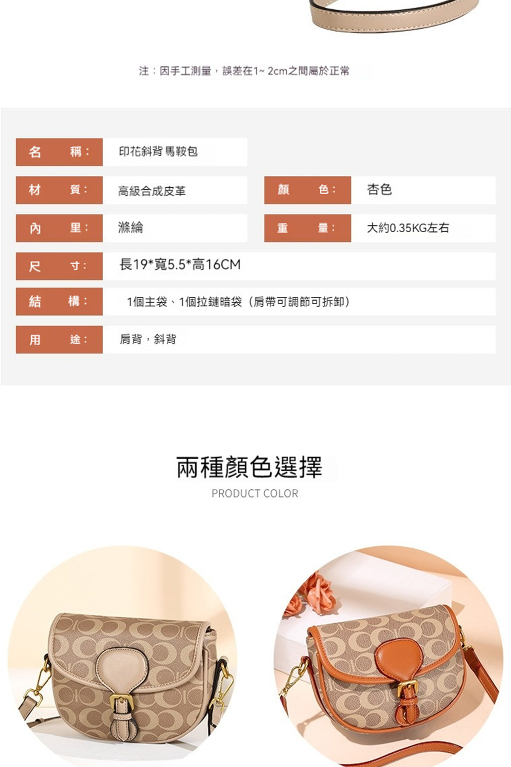 注因手工測量,誤差在12cm之間屬於正常