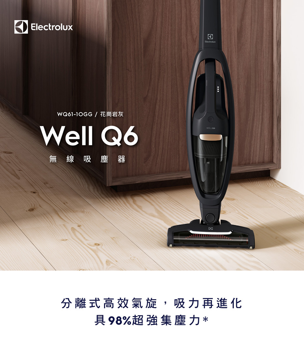 Philips 飛利浦 Well Q6 無線吸塵器(WQ61