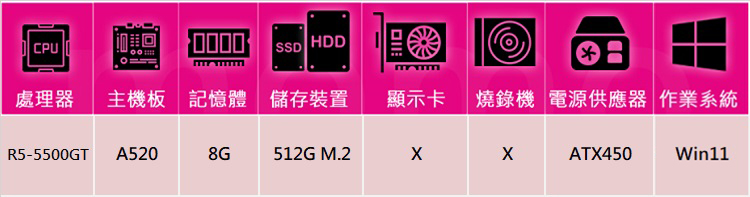 技嘉平台 R5六核 Win11{牧羊人N72BW}文書機(R